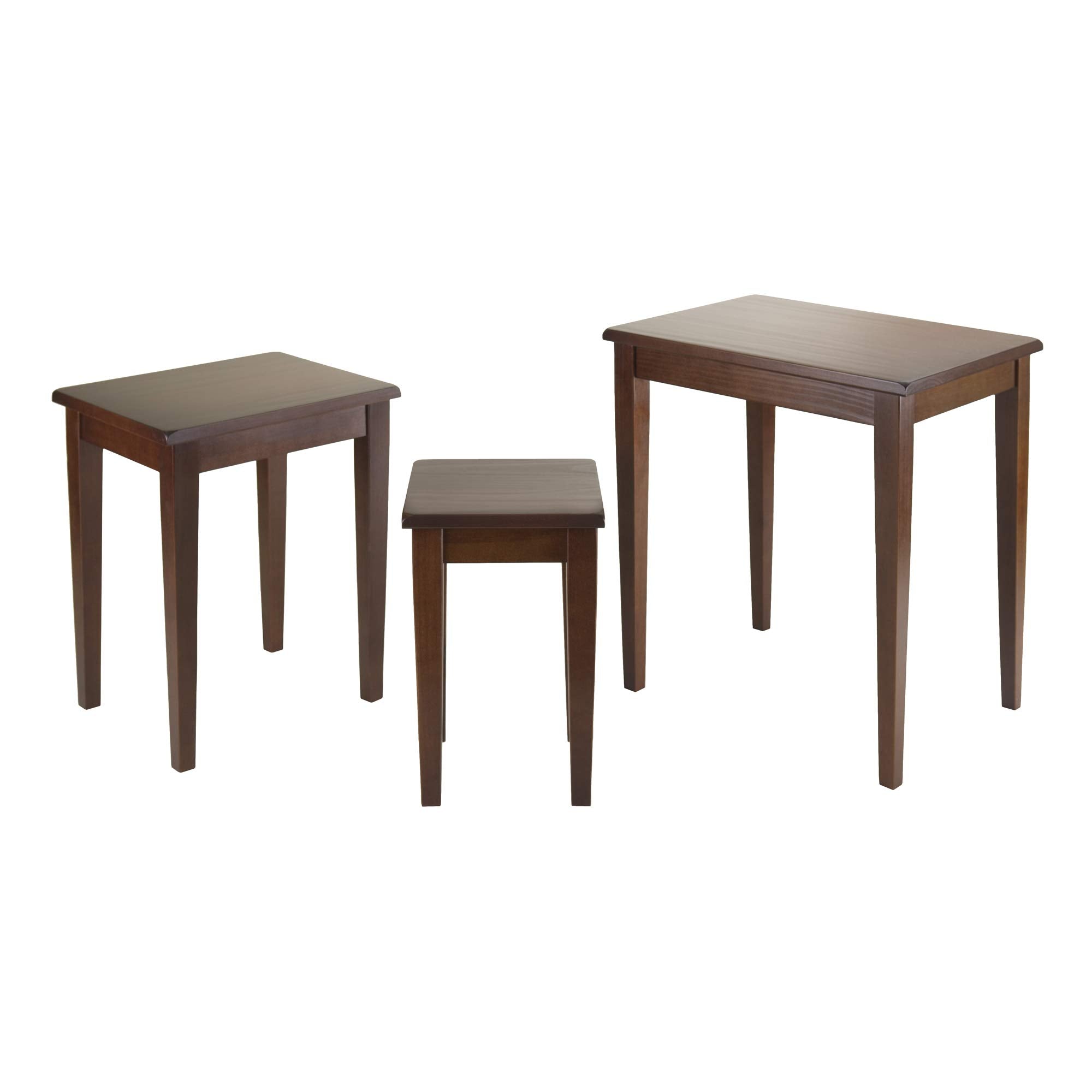 3-Piece Nesting Accent Tables – Walnut