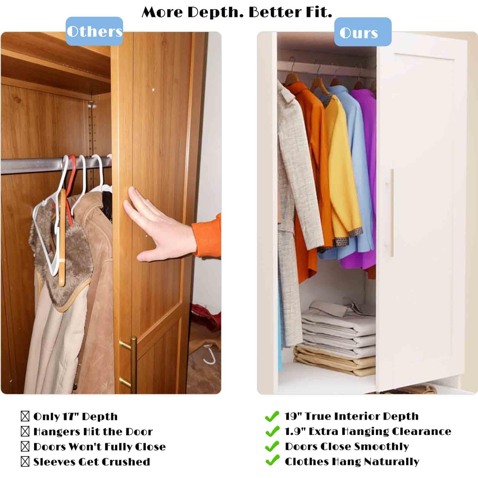 Armoire Wardrobe with 6 Deep Drawers & Doors