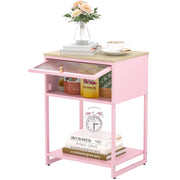 Pink Storage Nightstand