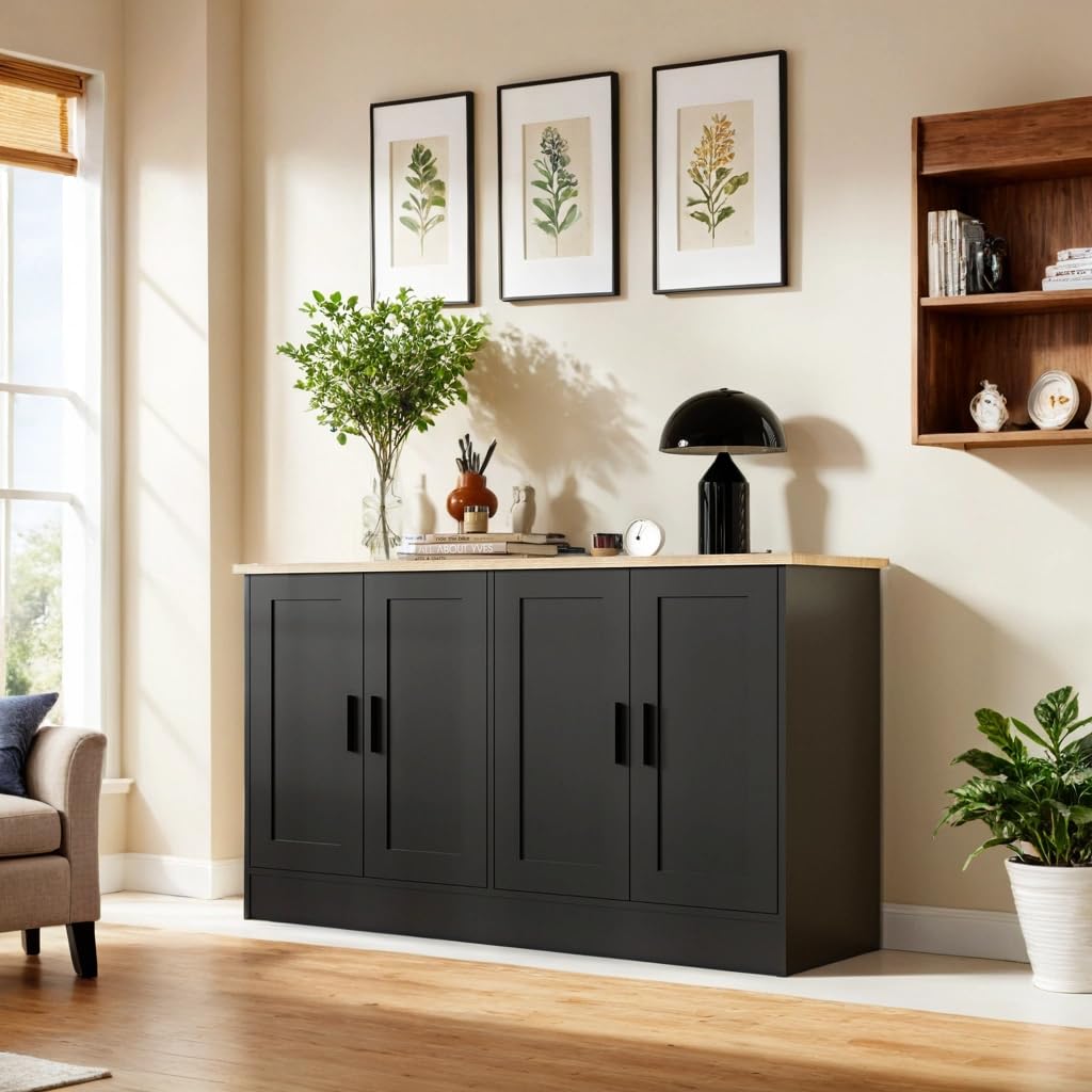 4-Door Buffet Cabinet