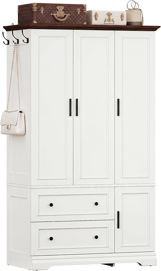 Armoire Wardrobe Closet with Drawers