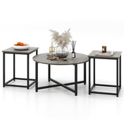 3-Piece Farmhouse Nesting Table Set