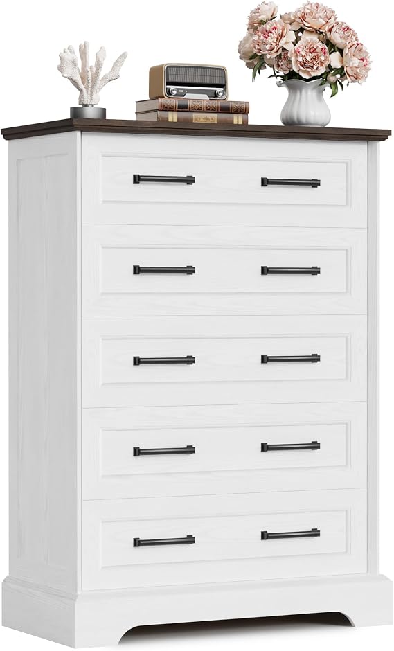 5-Drawer Wood Dresser