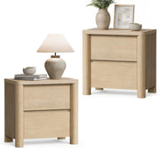 Nightstand Set of 2 with Drawers