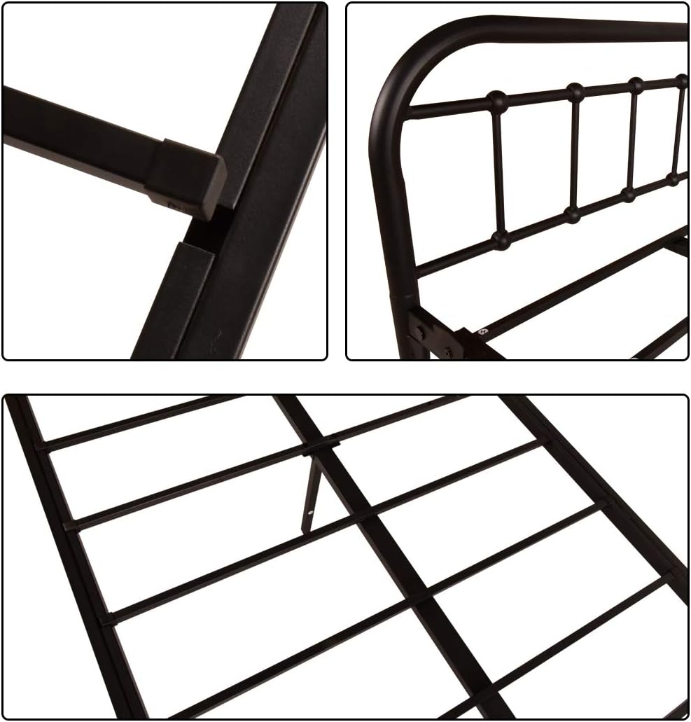 Twin Metal Daybed Frame with Heavy Duty Slats