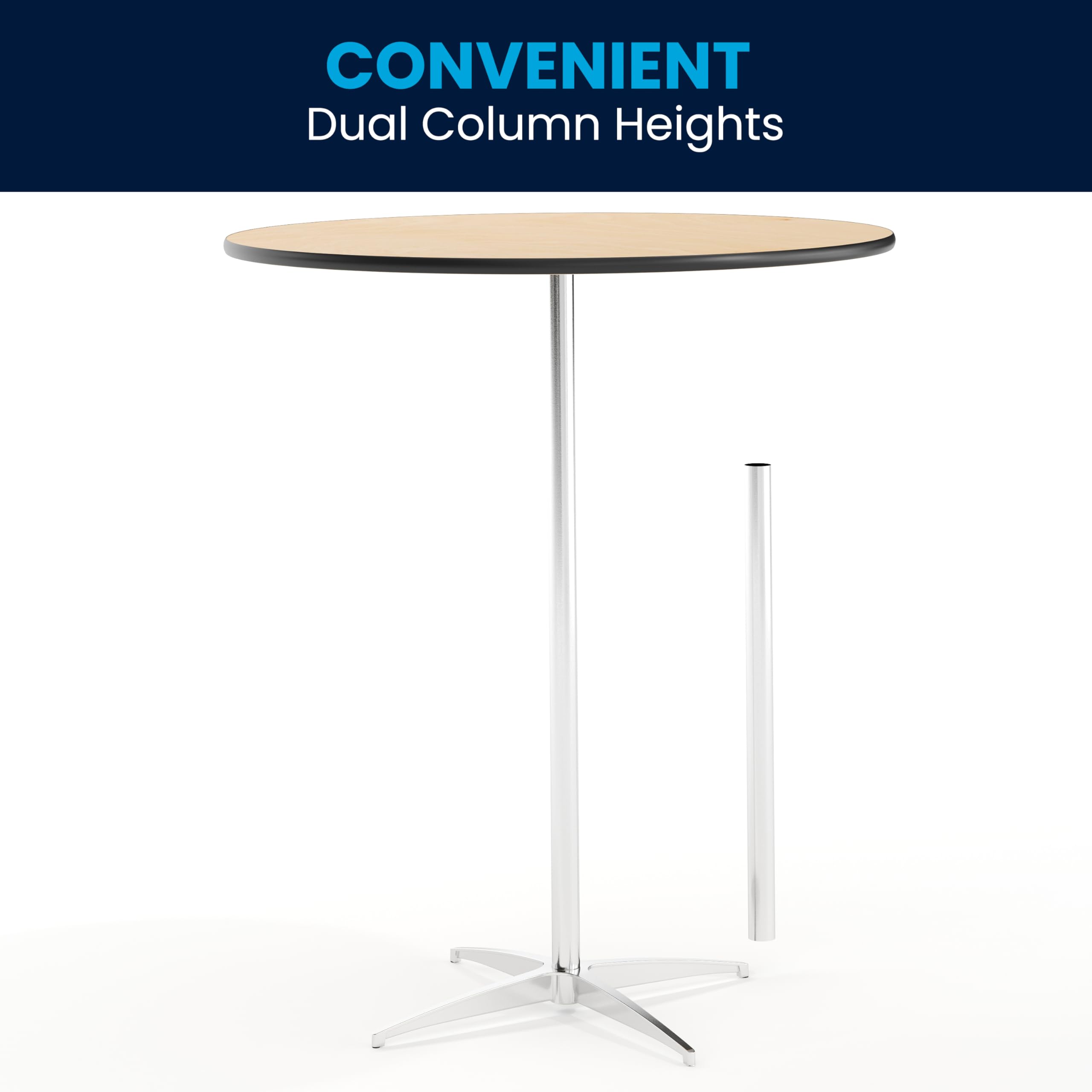 36" Round Adjustable Height Cocktail Table