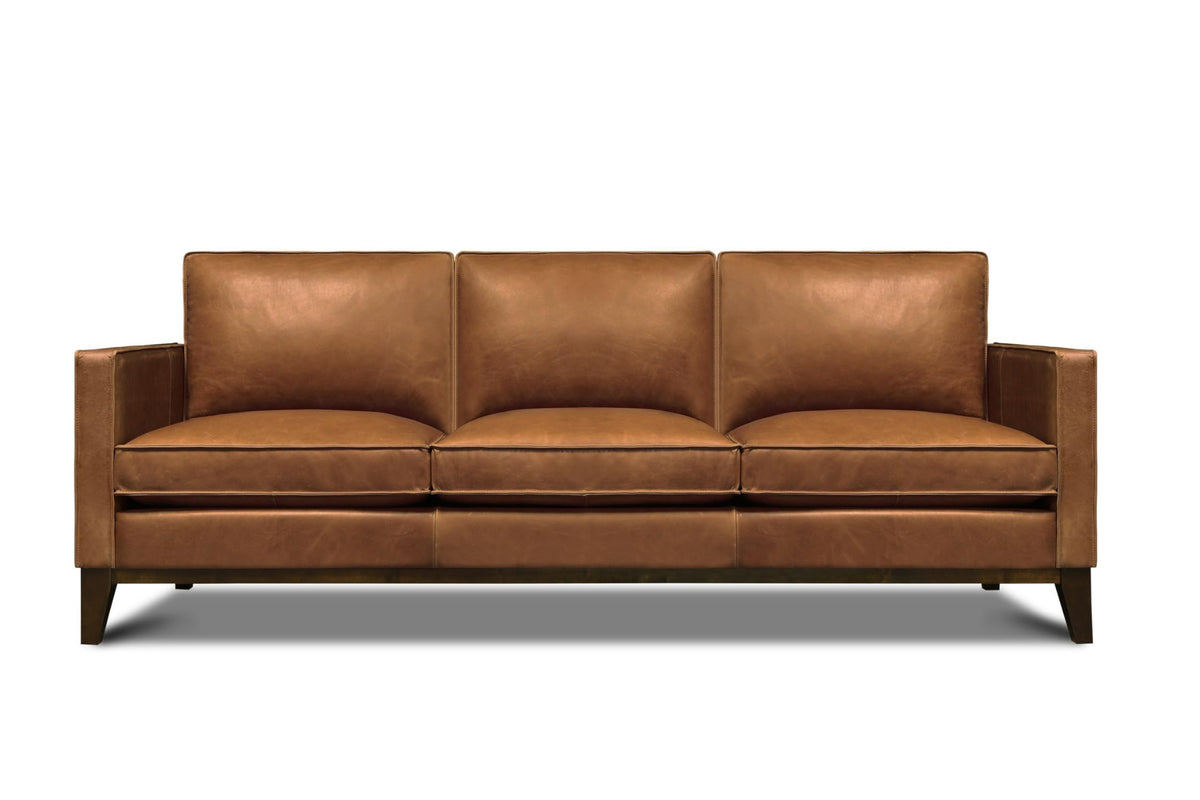 Tan Leather Sofa