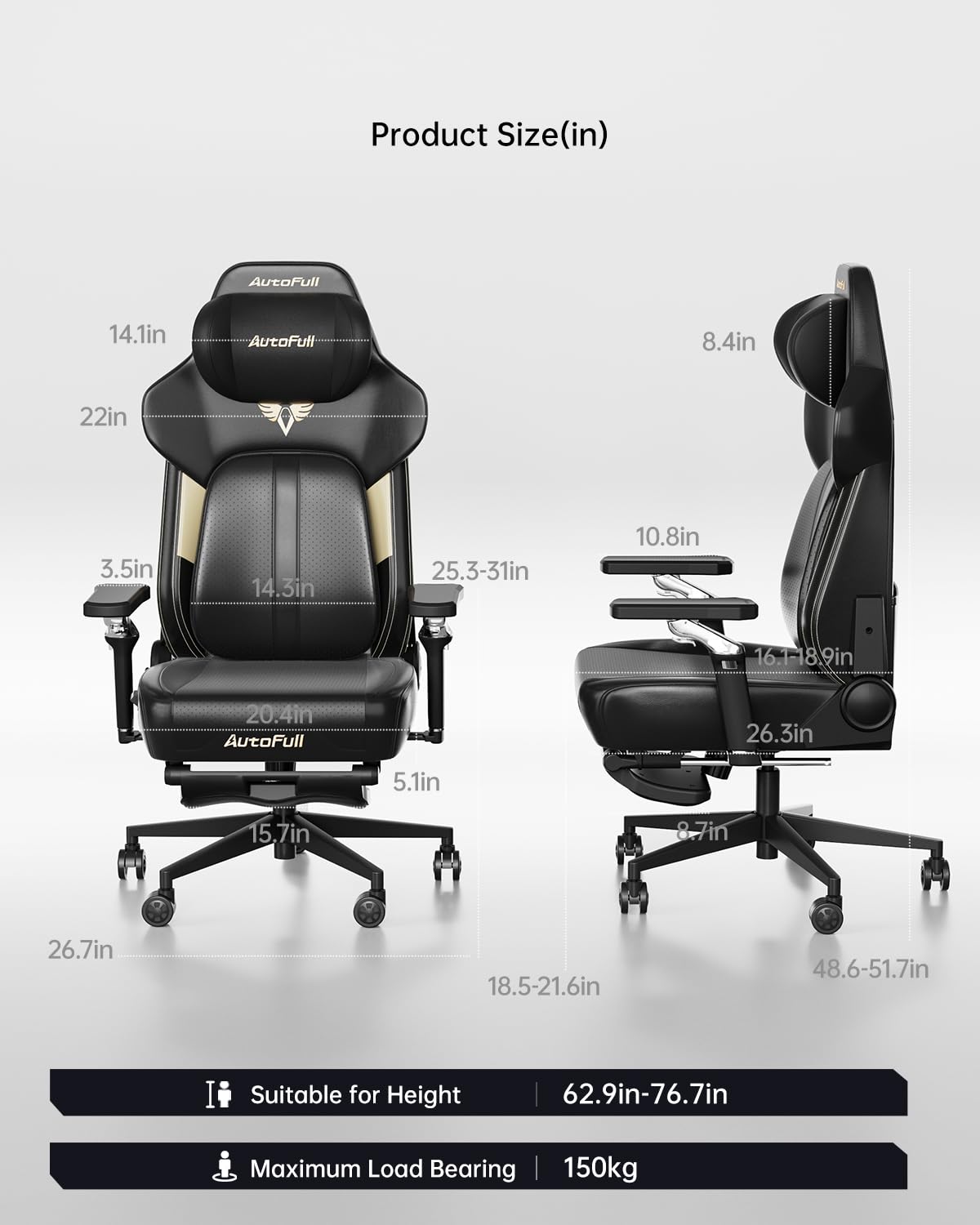 Gaming Chair with Climate Control & Lumbar Support