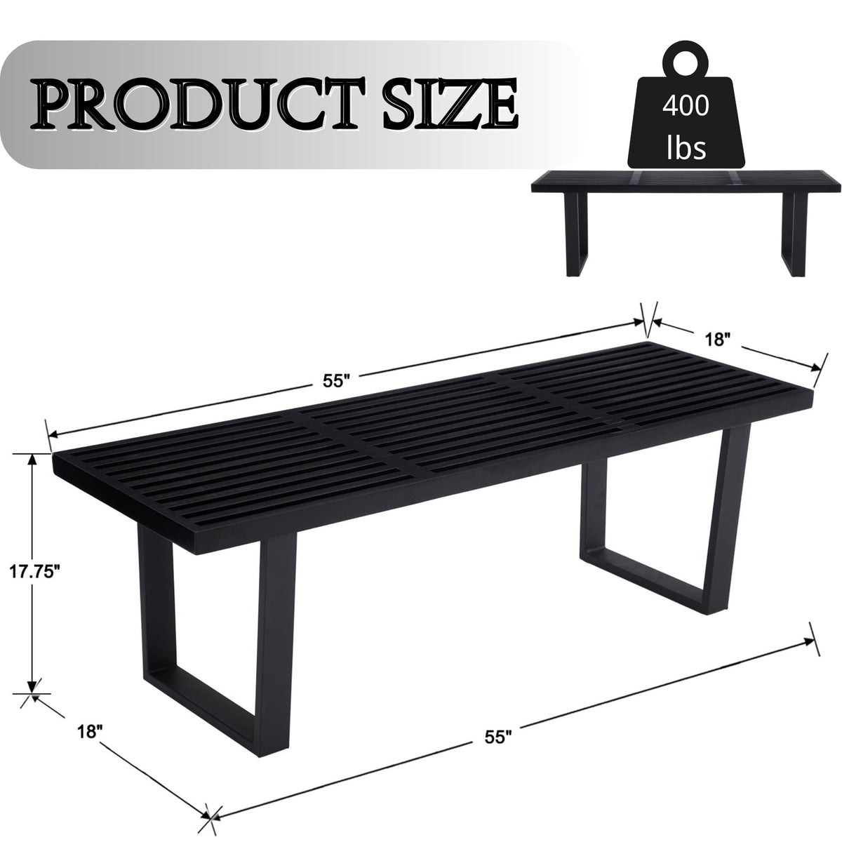Wood Slat Entryway Bench
