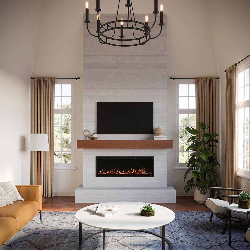 Slim Smart Linear Electric Fireplace