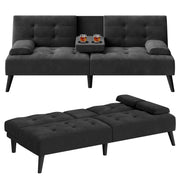 64" Convertible Futon Sofa Bed