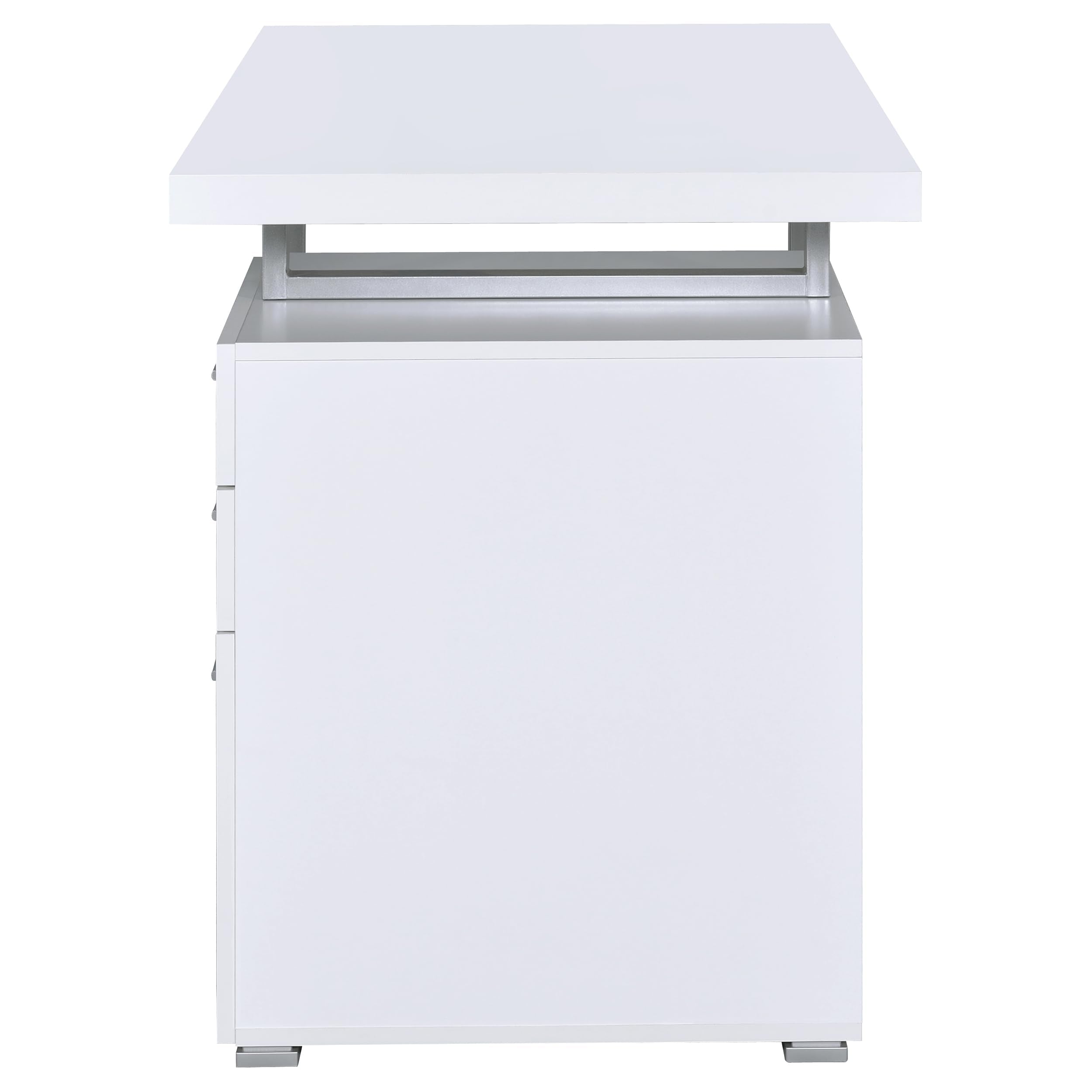 3-Drawer Computer Desk with File Cabinet