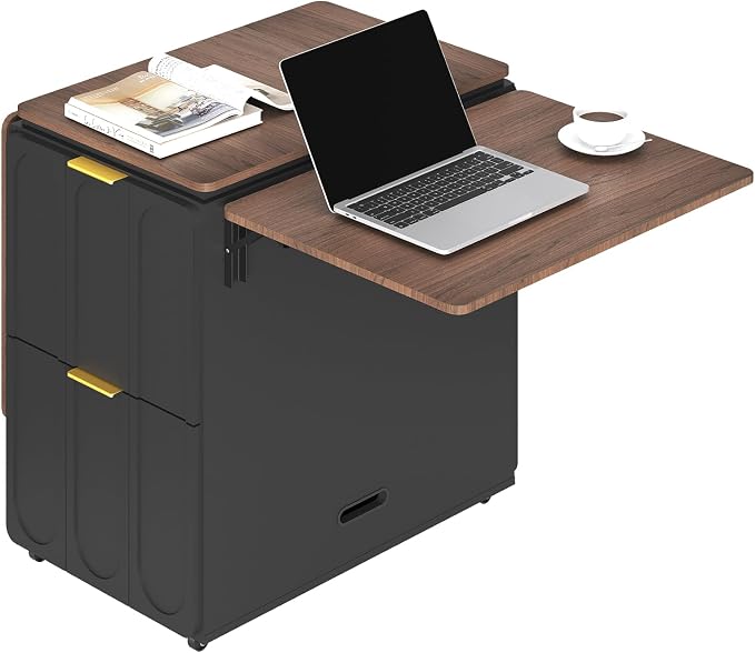 Folding Desk & File Cabinet