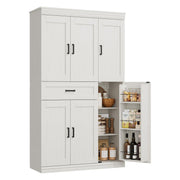 70" Tall Kitchen Pantry Storage Cabinet with Doors & Shelves