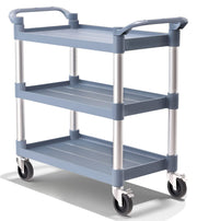 3-Tier Rolling Utility Cart with Lockable Wheels