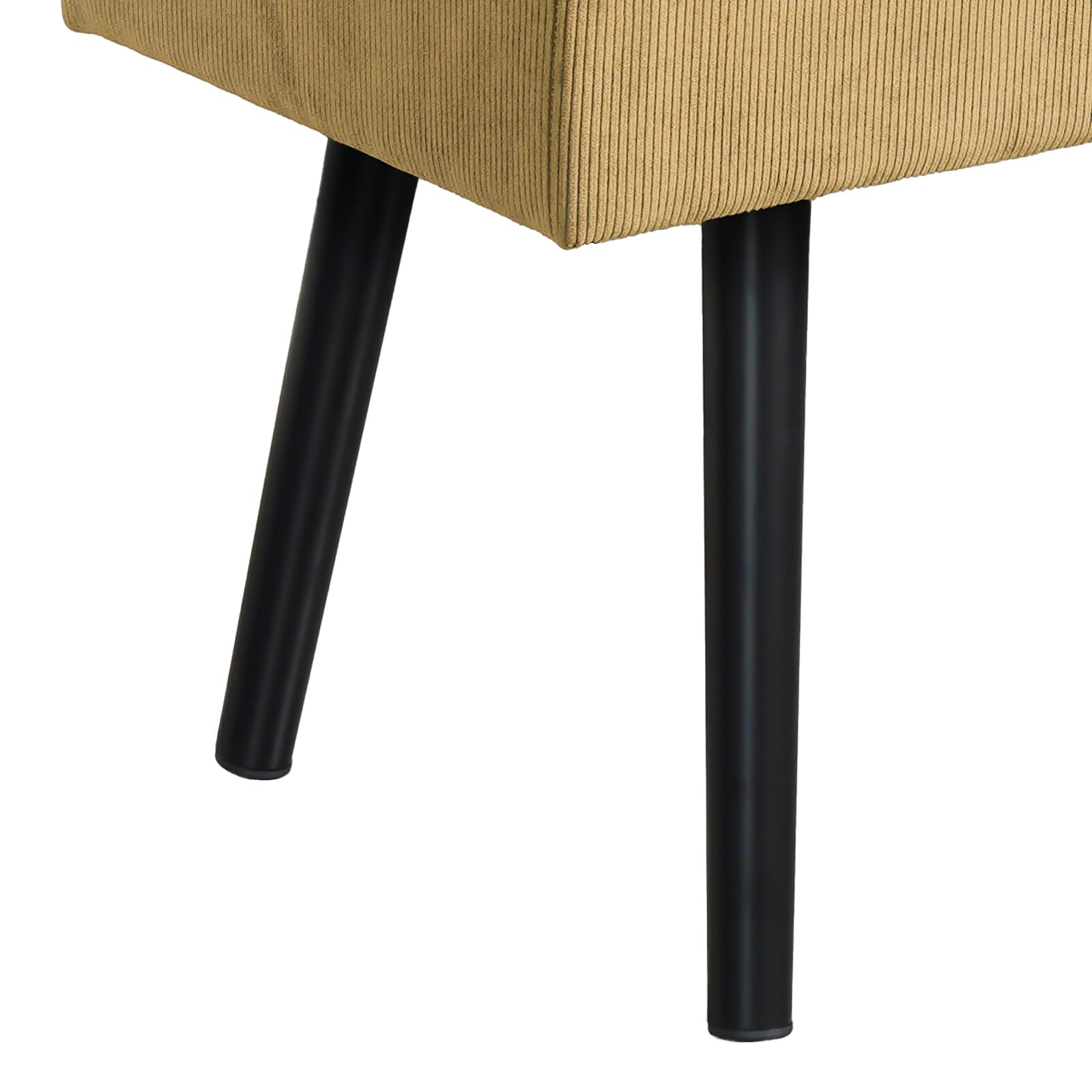Comfy to go Entryway Bench - Bench for Bedroom, Modern Ottoman End of Bed, Corduroy Padded Benches for Living Room, Foyer, Mudroom, Hallway - 39" L x 14" W x 17" H