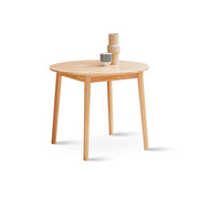 Round Solid Wood Dining Table 35.4"