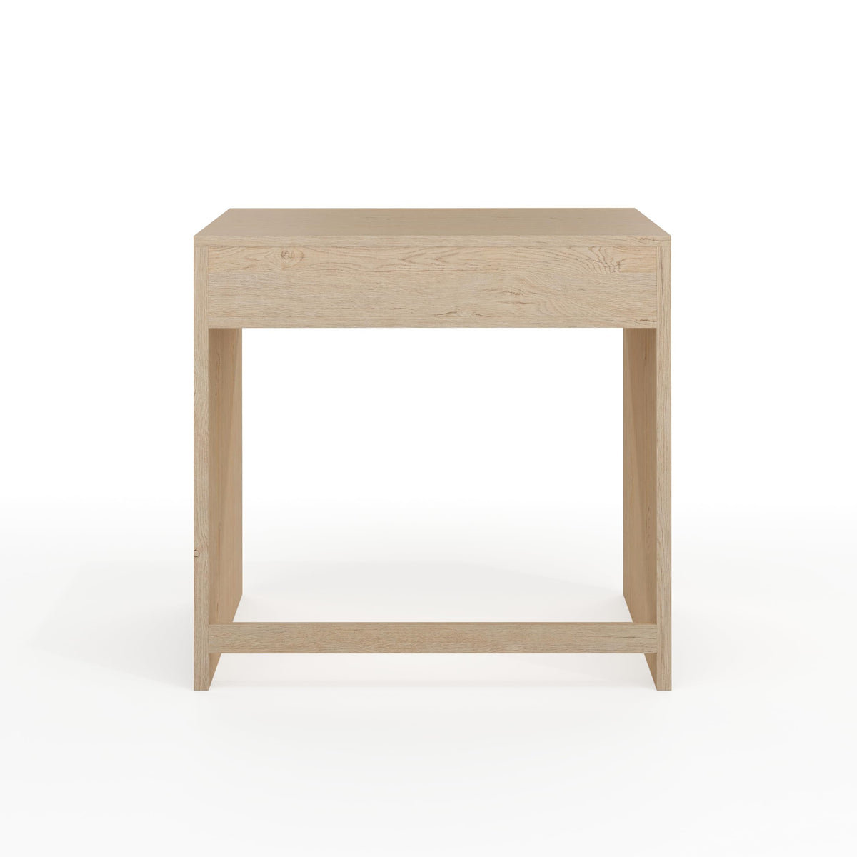 Martha Stewart Kayden Modular Single-Drawer Desk, Light Natural