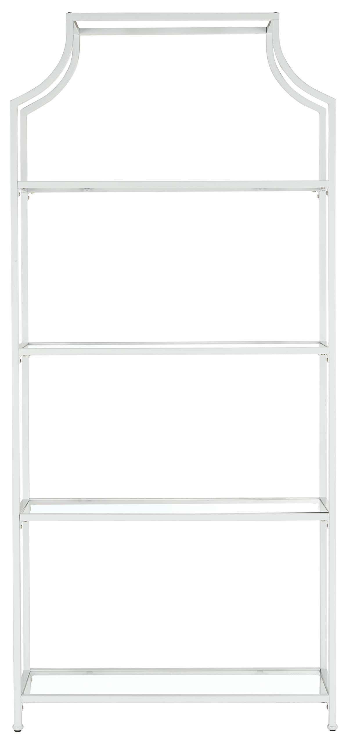 White 4-Tier Bookshelf