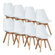 OLIXIS Dining Chairs Set of 8, PU Leather Accent Chairs for Living Room