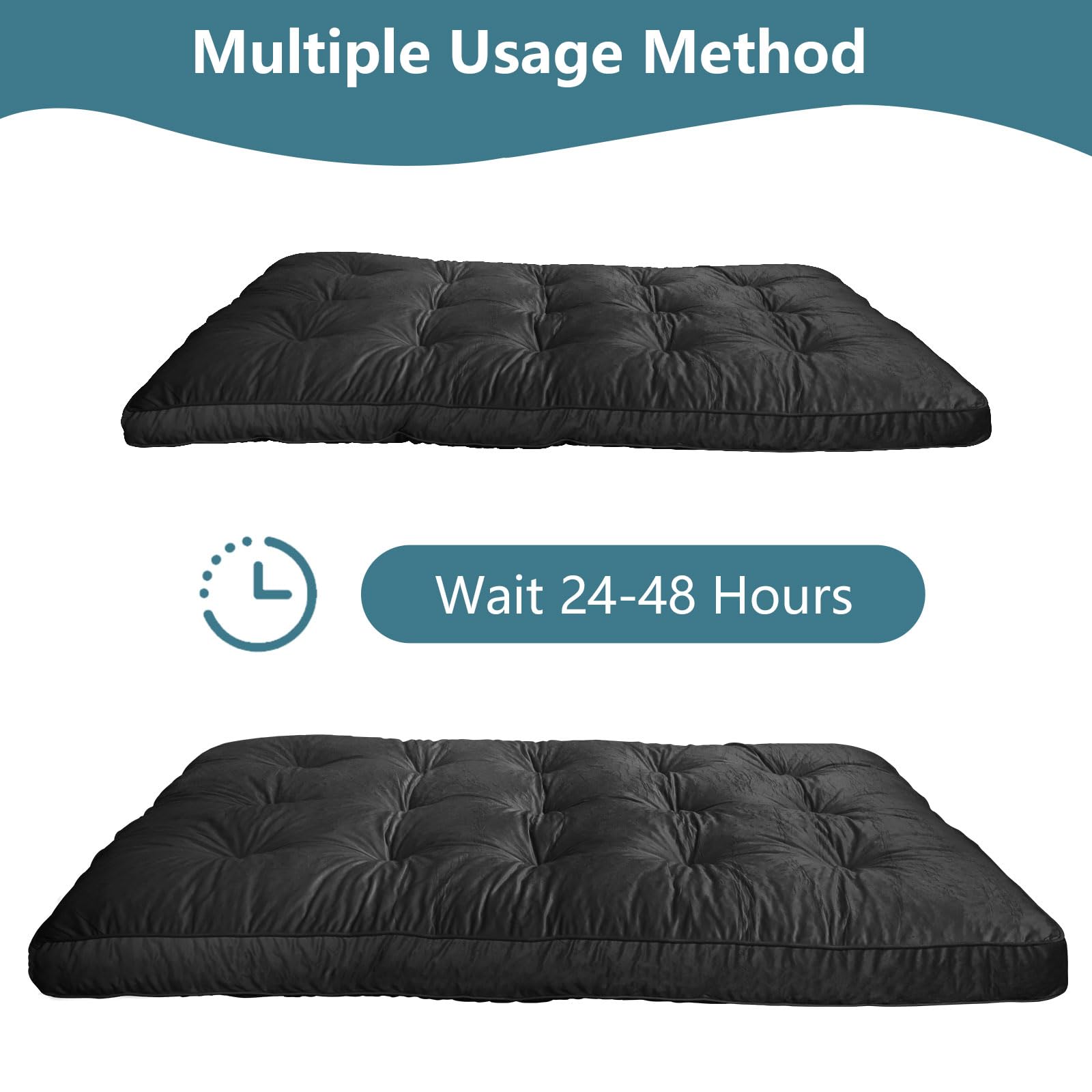 Full Size Futon Mattress – 6" Flannel Floor Mattress
