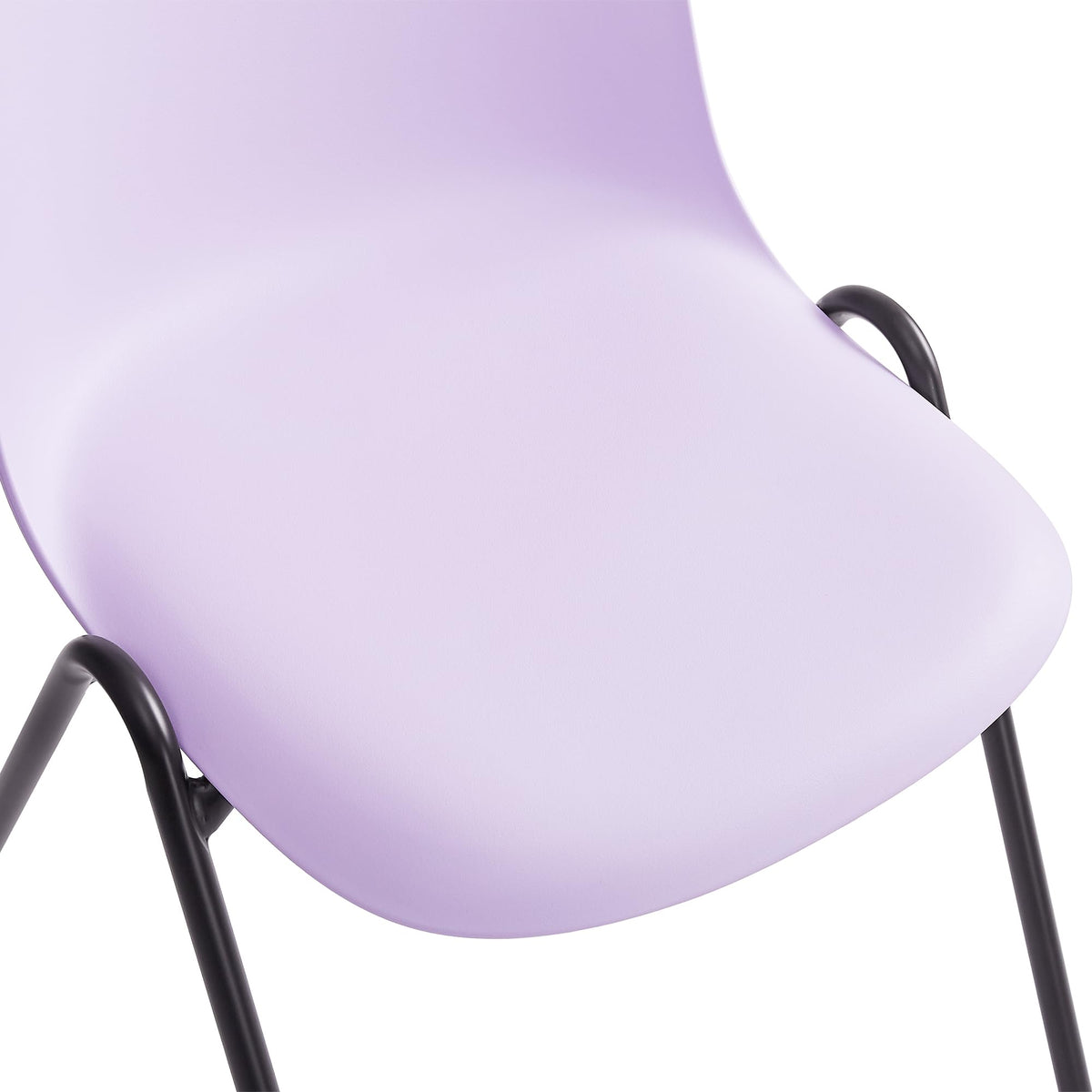 Lilac Stackable Dining Chairs, Set of 4