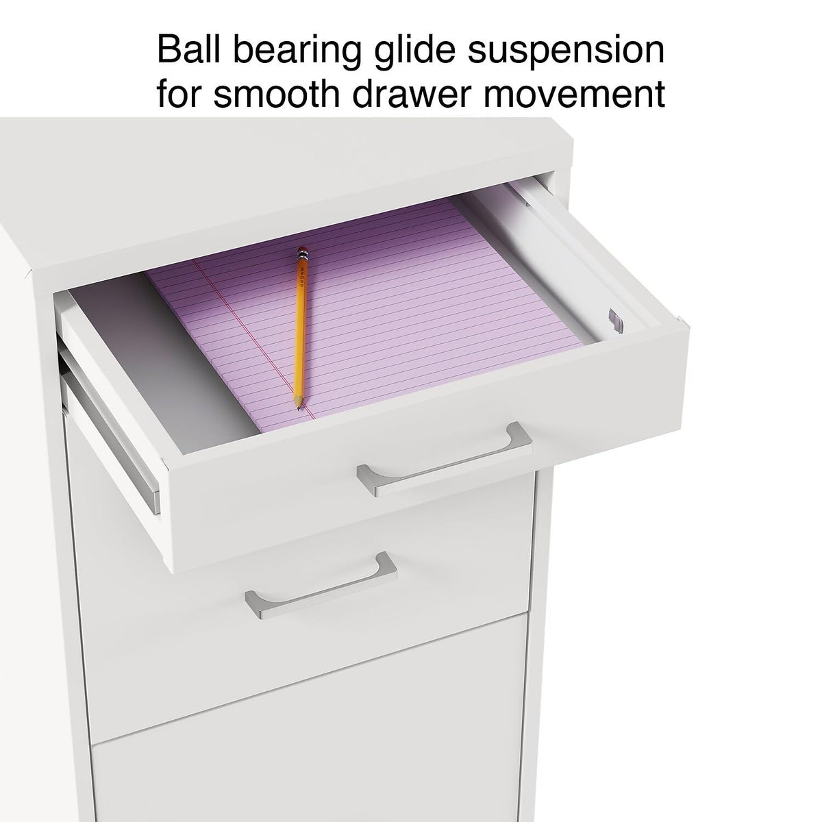 3-Drawer Lockable File Cabinet