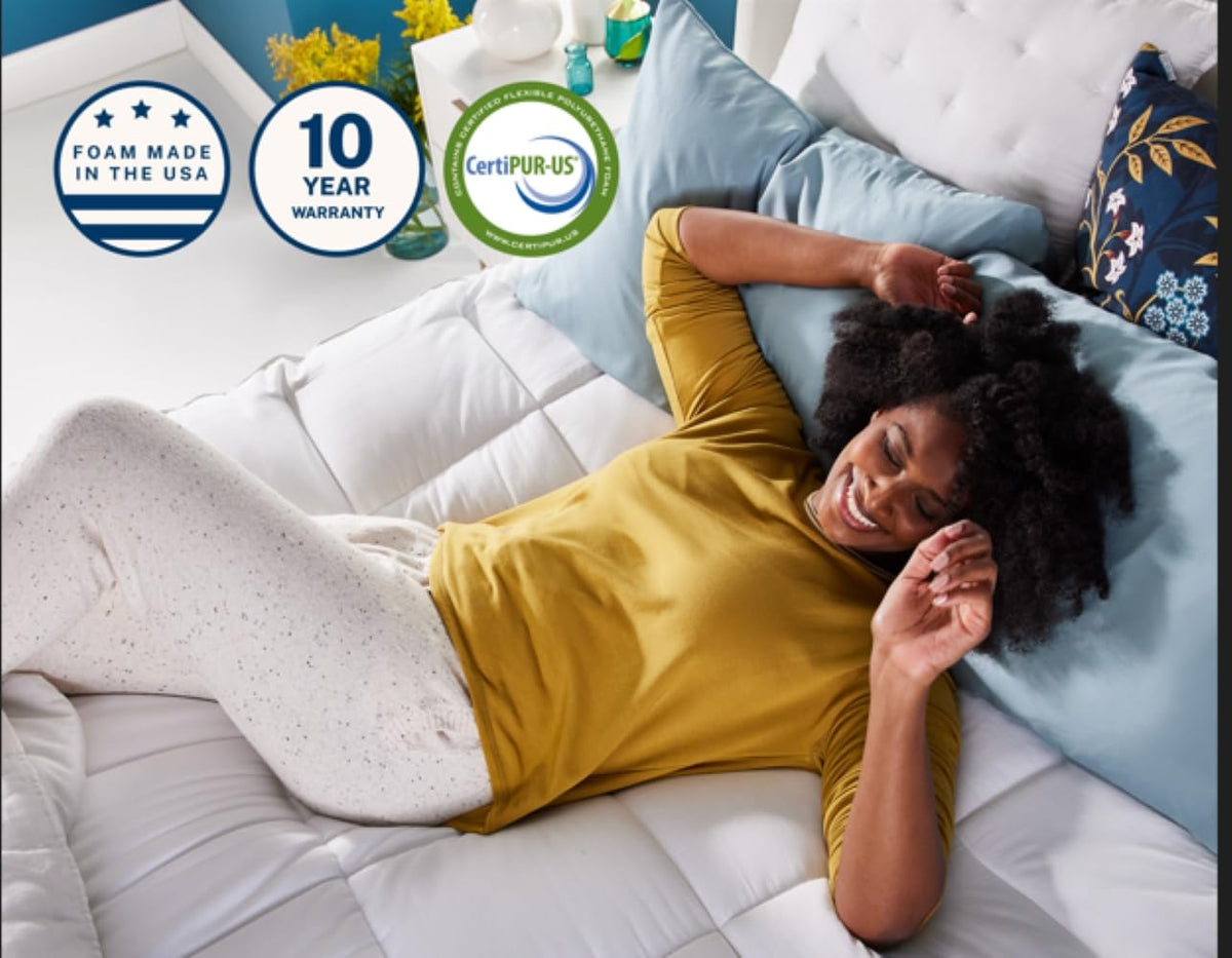 King Gel Memory Foam Mattress Topper
