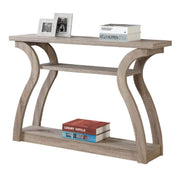 Dark Taupe 3-Tier Console Table
