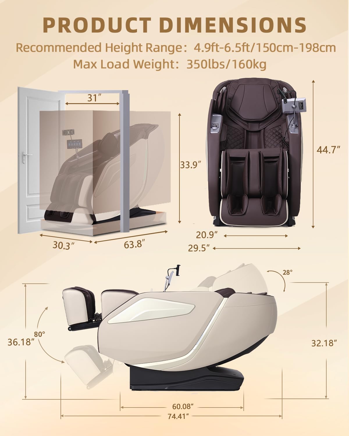 4D Zero Gravity Full Body Massage Chair