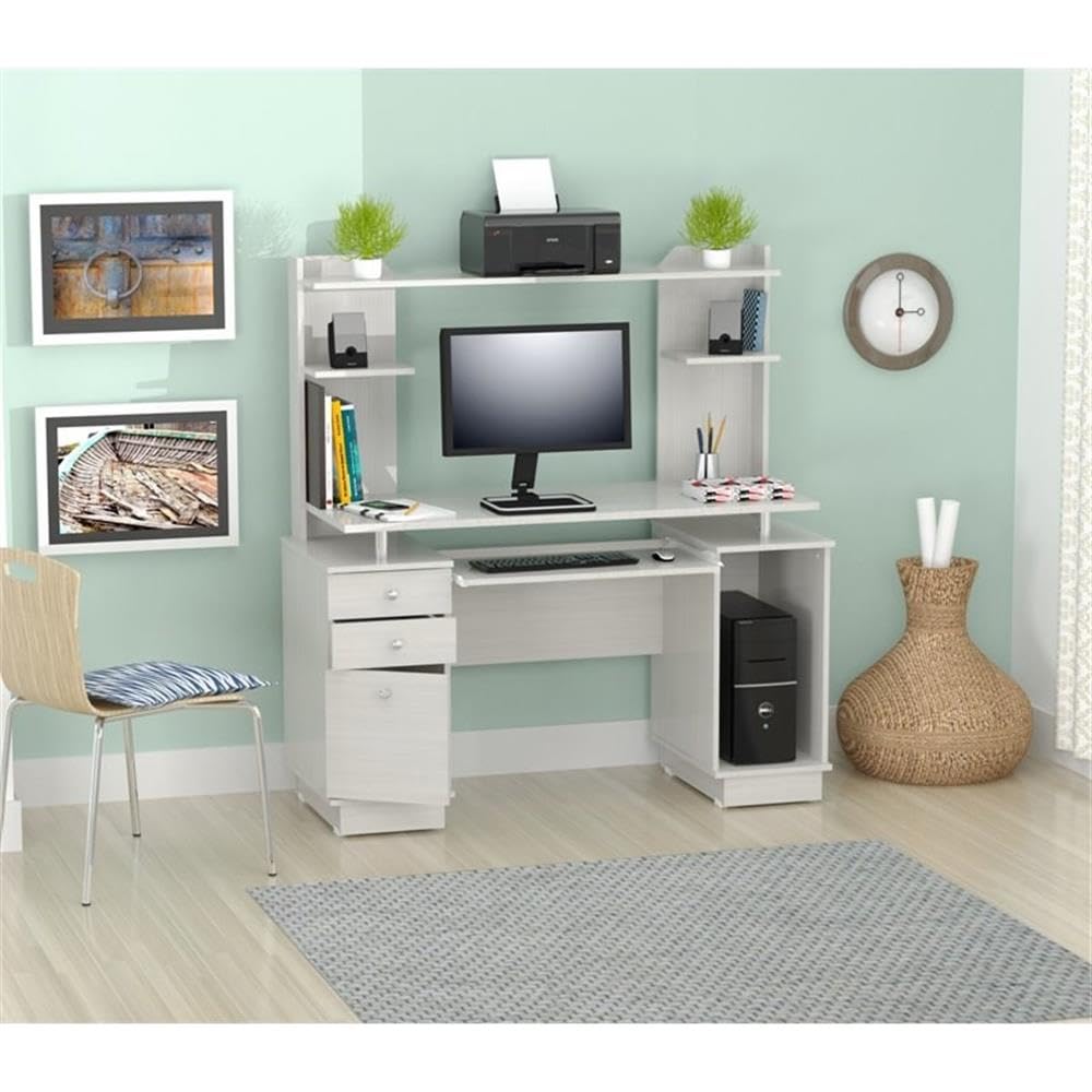 Computer Desk with Hutch & Storage