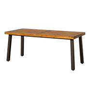Acacia Wood Dining Table for 6