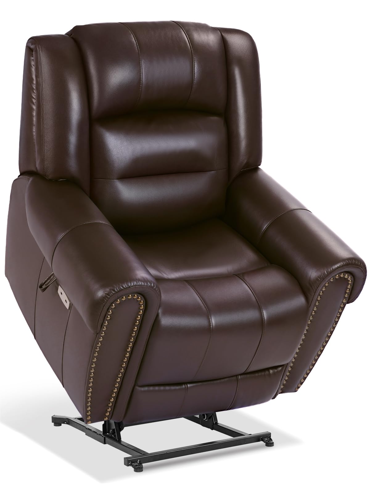 EONIX Retro Dual Motor Lay Flat Power Lift Recliner Chair for Elderly 5'5''