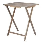 Folding TV Tray Tables Set of 4 with Stand
