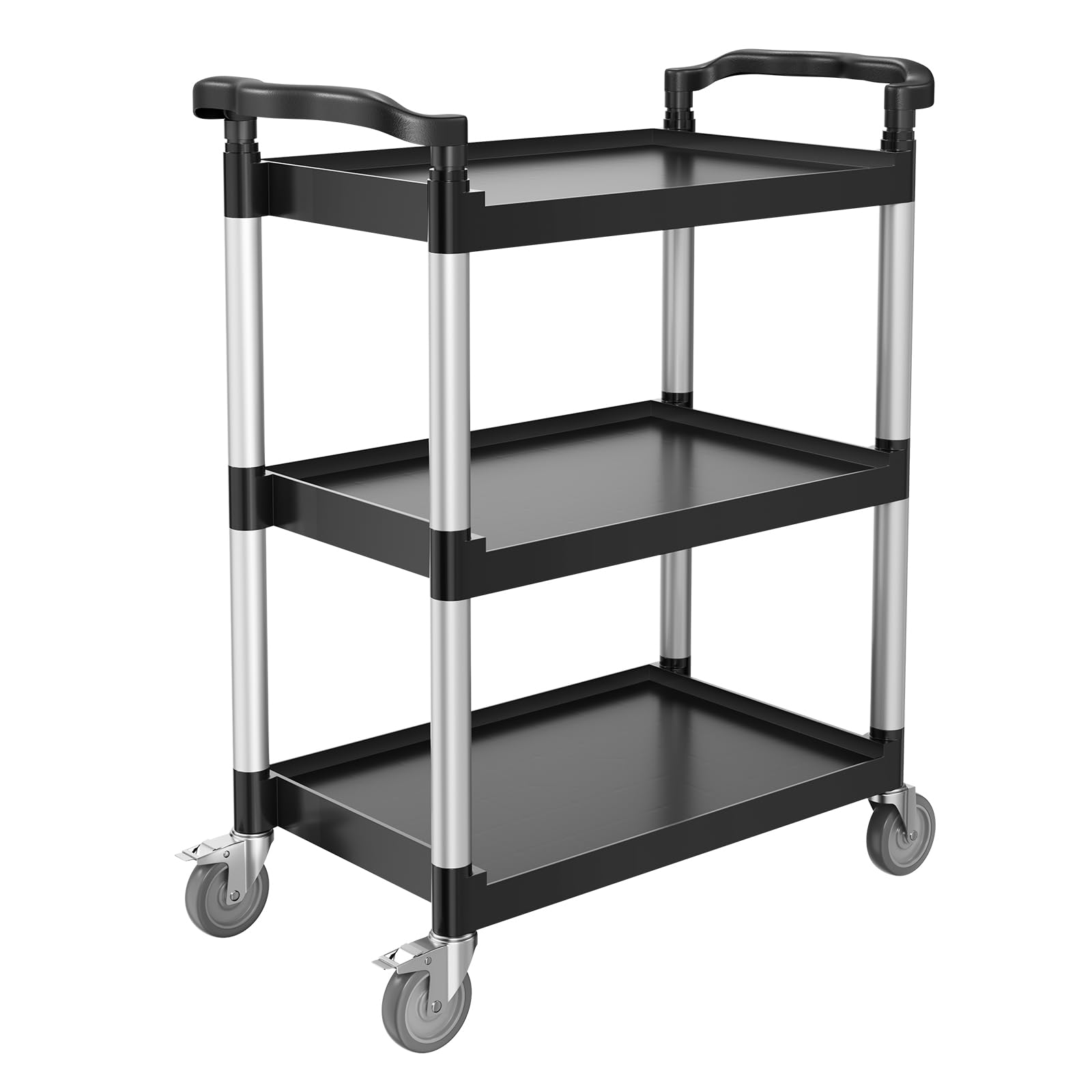 3-Tier Rolling Utility Cart with Swivel Wheels