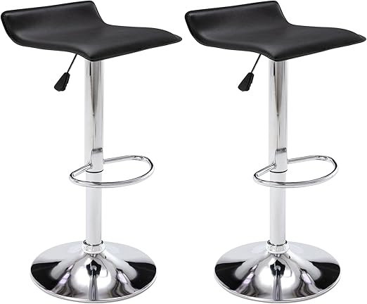 Adjustable Swivel Bar Stools Set of 2