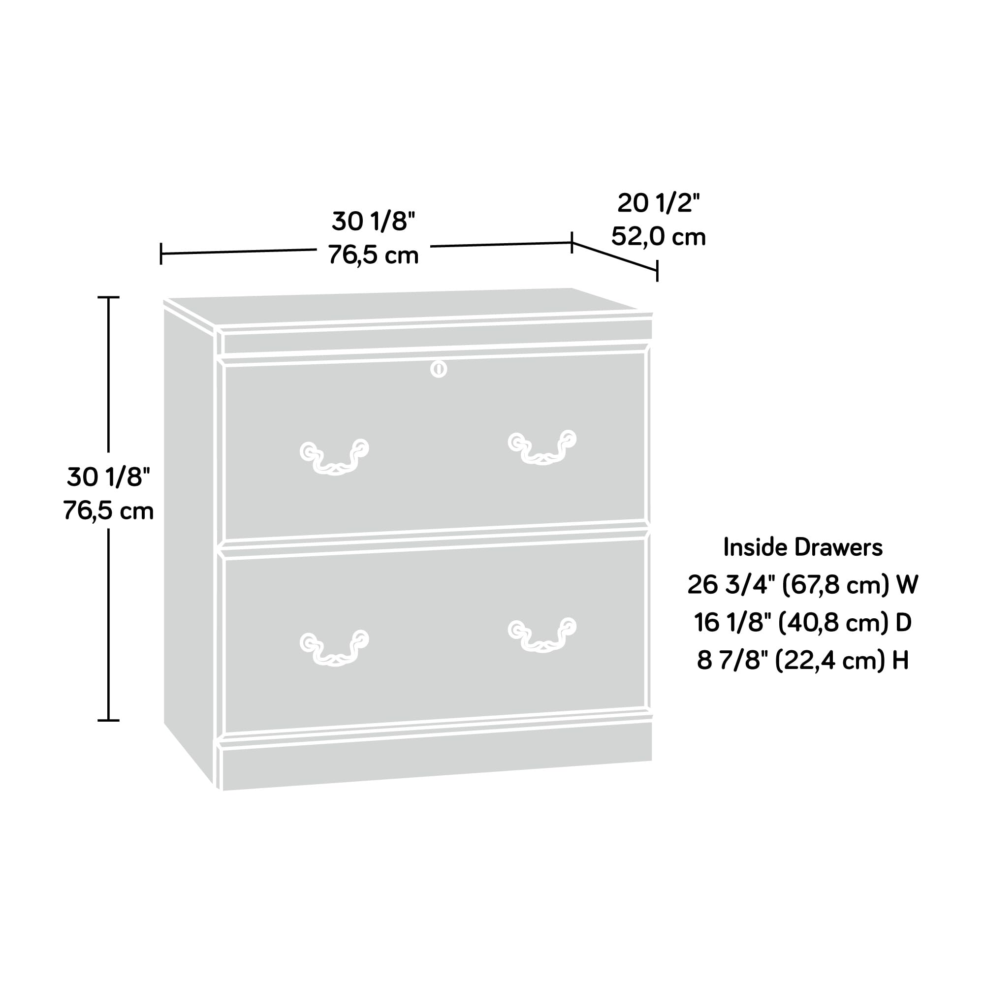 Lateral File Cabinet – Classic Cherry