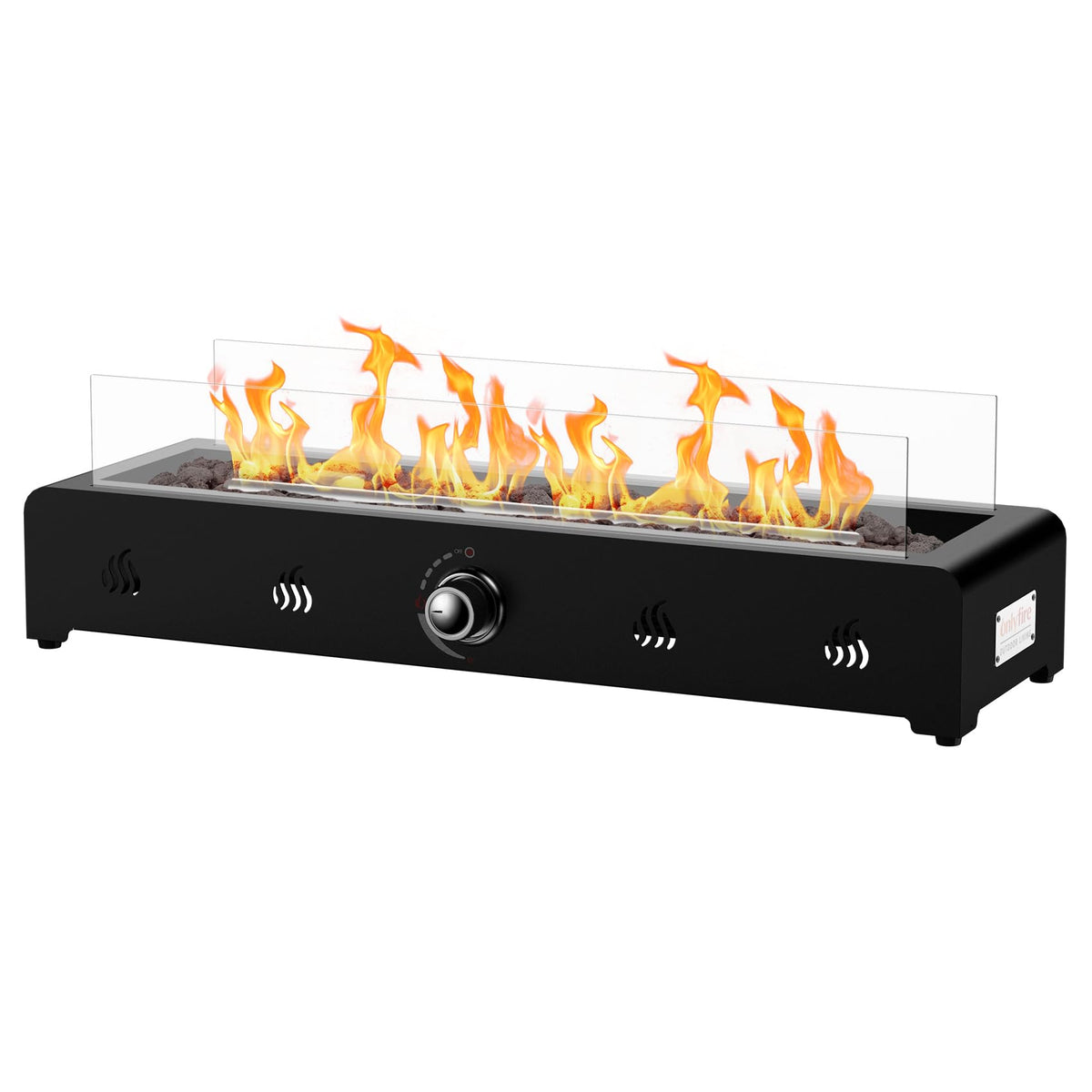 Onlyfire 28'' Outdoor Tabletop Fire Pit Propane Gas Side-mounted Firepit