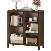 5-Cube Bookshelf with Adjustable Shelves
