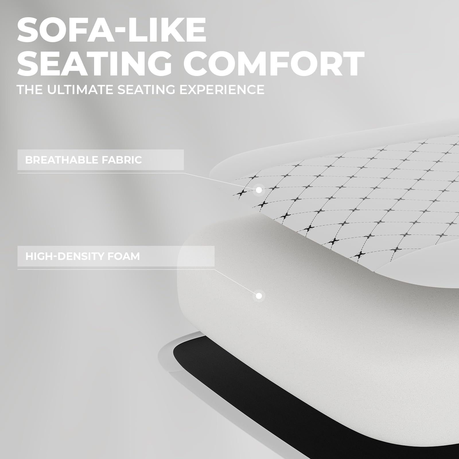 NIONIK Gaming Chair with Massage,Ergonomic PC Gaming Chair Computer Chairs with Footrest Comfortable Headrest and Lumbar Support, High Back WHITEBLACK
