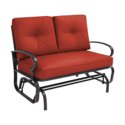 Outdoor Patio Glider Loveseat for 2