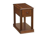 Chairside End Table with Drawer & Shelf