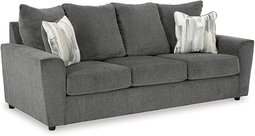 Modern Loveseat with Flared Arms