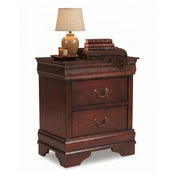 Signature Design by Ashley Alisdair 2 Drawer Nightstand, Reddish Brown