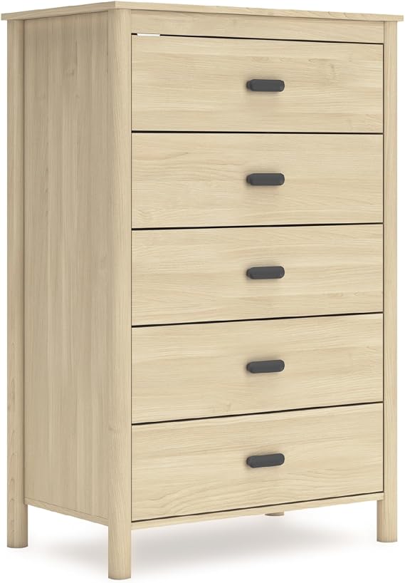 5-Drawer Chest with Scallop Design