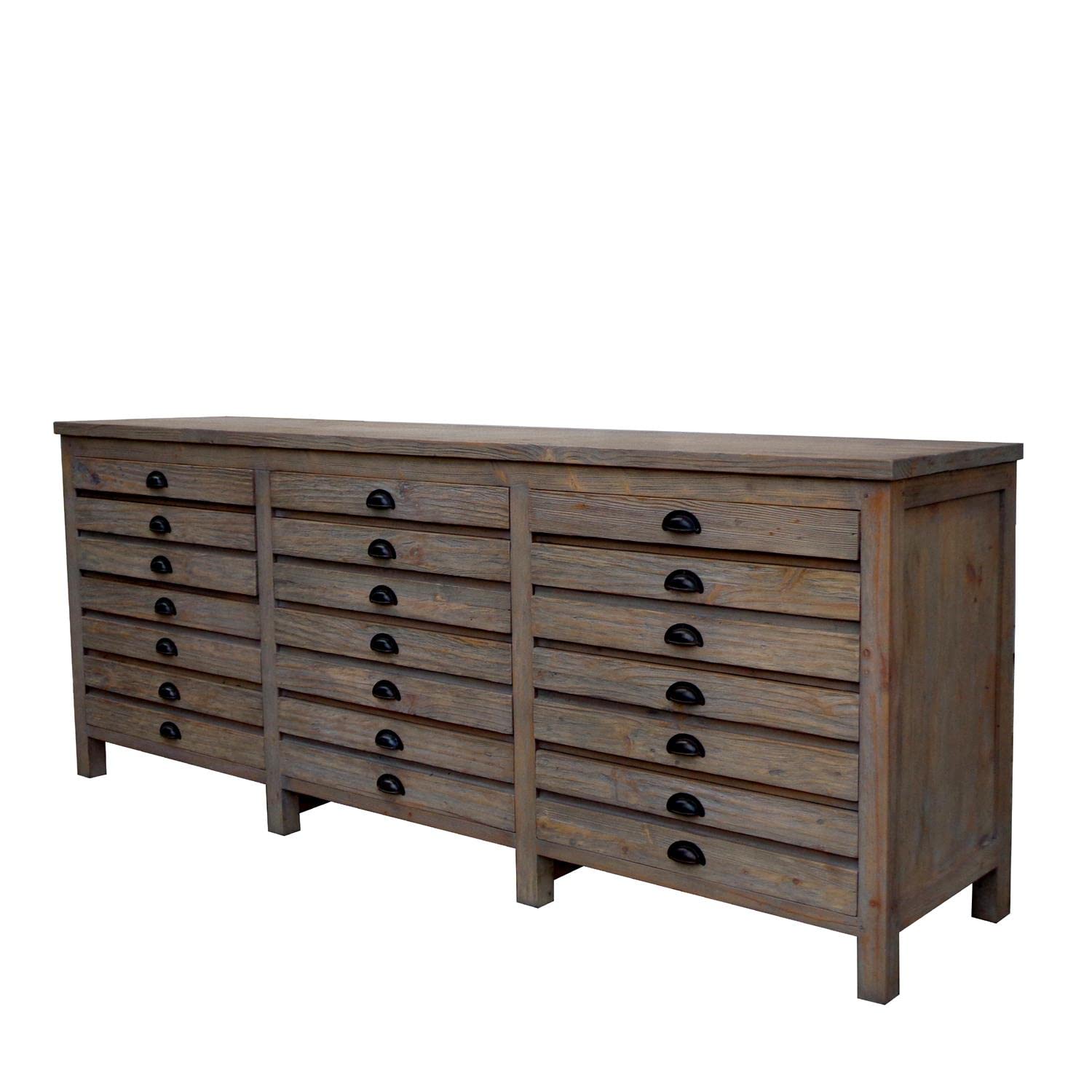 Padma's Plantataion Salvaged Wood Printmaker's Sideboard