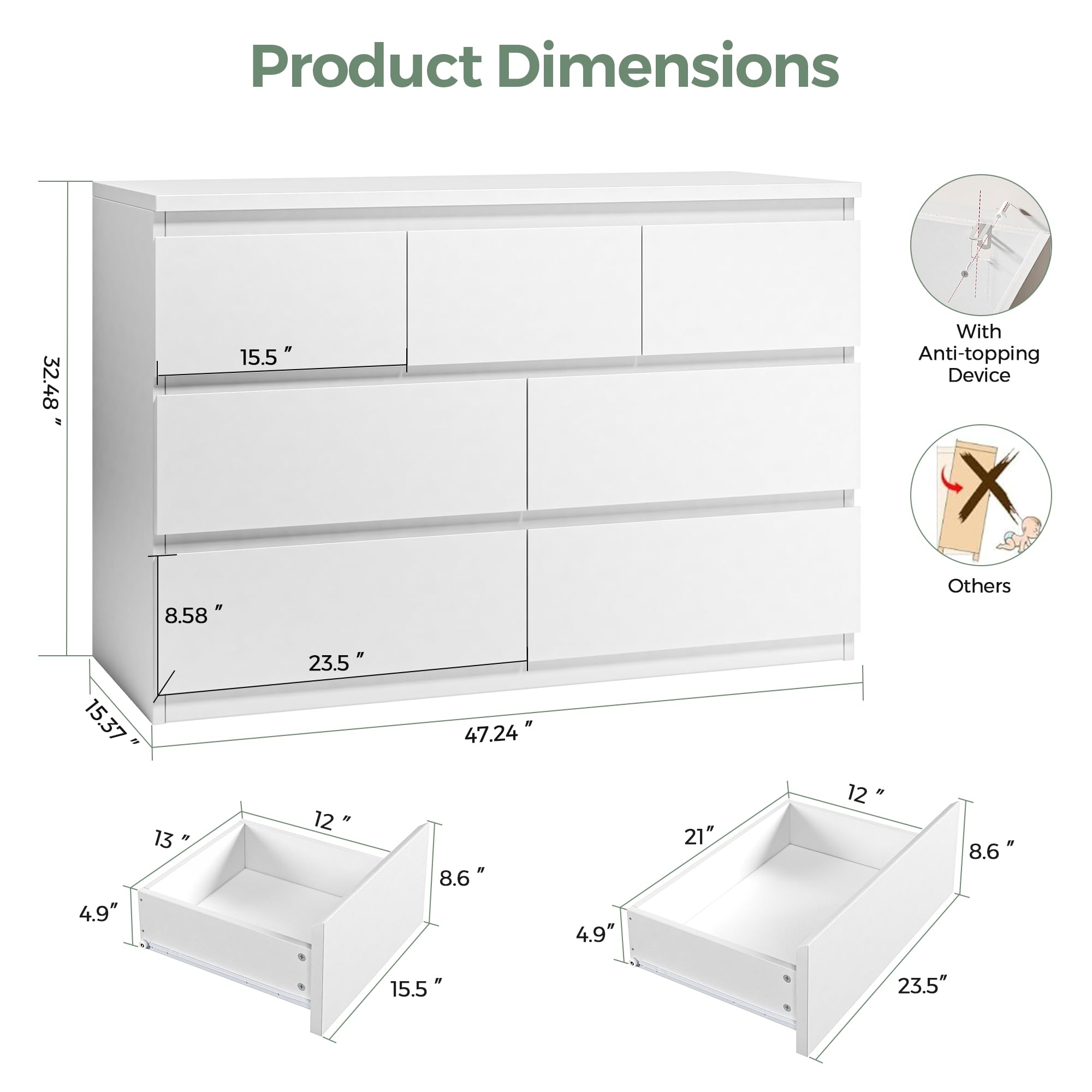 7-Drawer Dresser