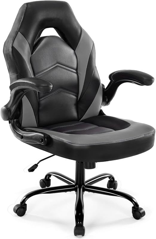 Ergonomic Gaming & Office Chair with Flip-Up Armrests