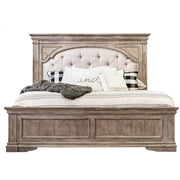 Highland Park King Panel Bed – Distressed Driftwood