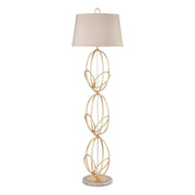 Morley Floor Lamp – Gold Leaf, 63" High